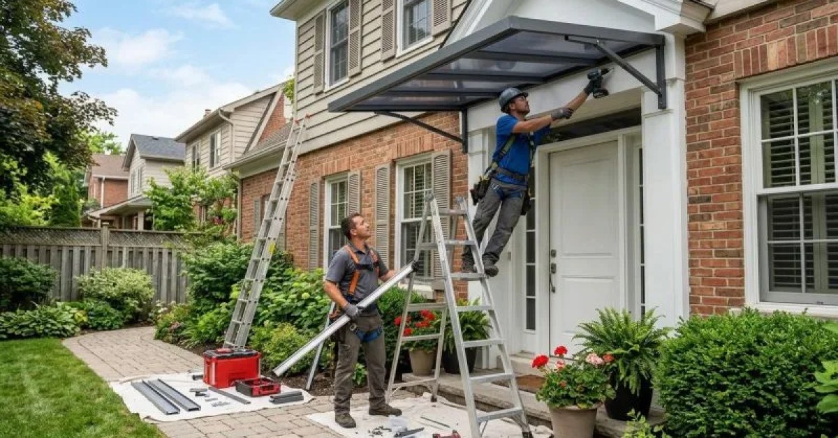 Metal structure options for patios and entertaining areas